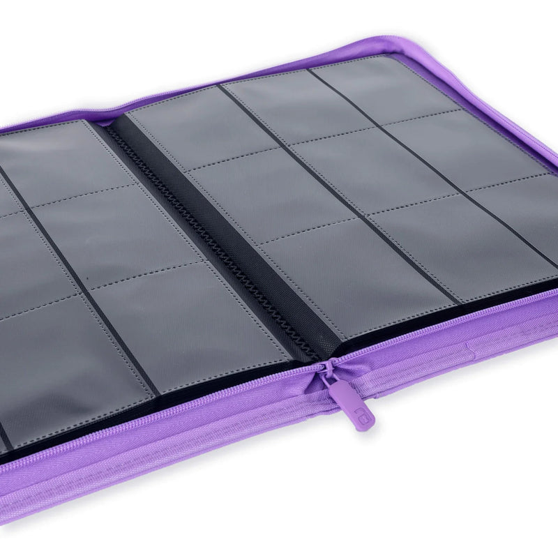 Vault X 9-Pocket Exo-Tec® Zip Binder Just Purple image 2
