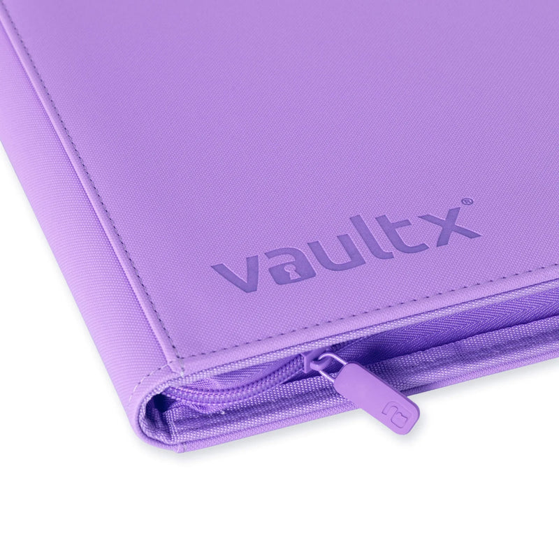 Vault X 9-Pocket Exo-Tec® Zip Binder Just Purple image 3