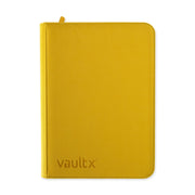Vault X 9-Pocket Exo-Tec® Zip Binder sunrise yellow