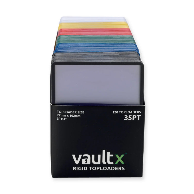 Vault X Seamless Rigid Toploaders 35pt (Colours) image 1