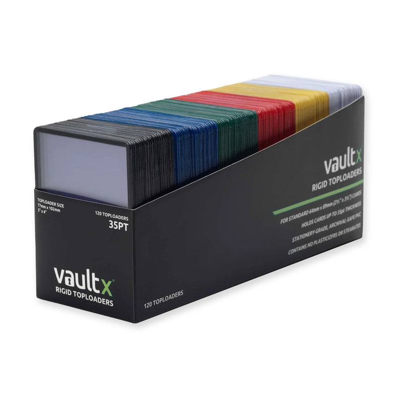 Vault X Seamless Rigid Toploaders 35pt (Colours) image 2