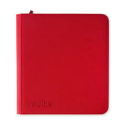 Vault X 12-Pocket Exo-Tec® Zip Binder XL fire red