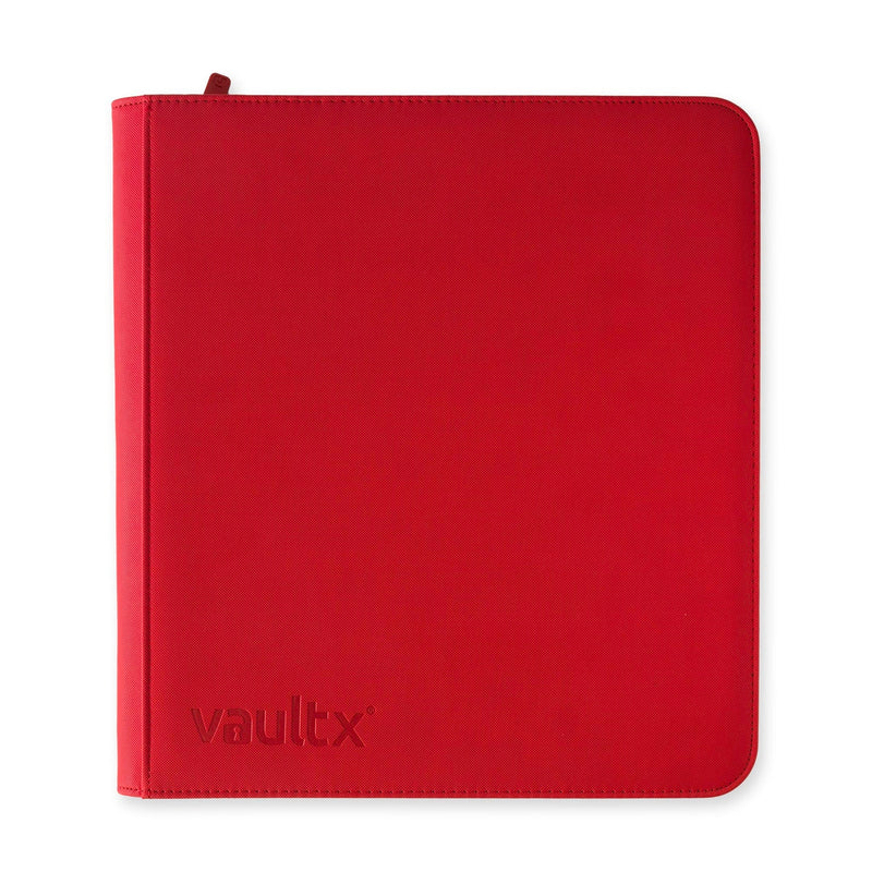 Vault X 12-Pocket Exo-Tec® Zip Binder XL fire red