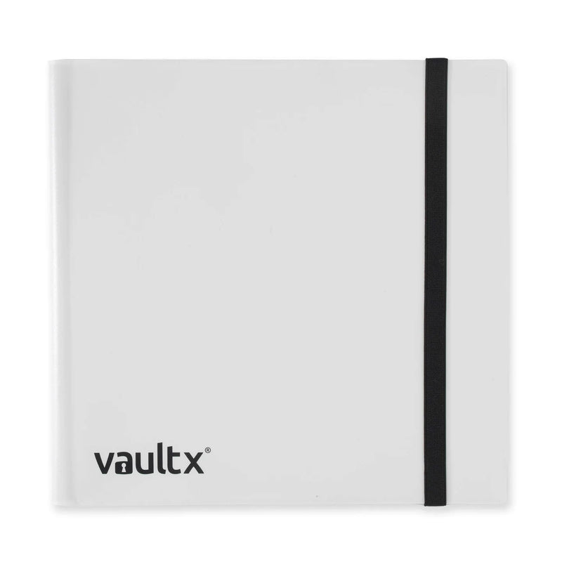 Vault X 12-Pocket Strap Binder White