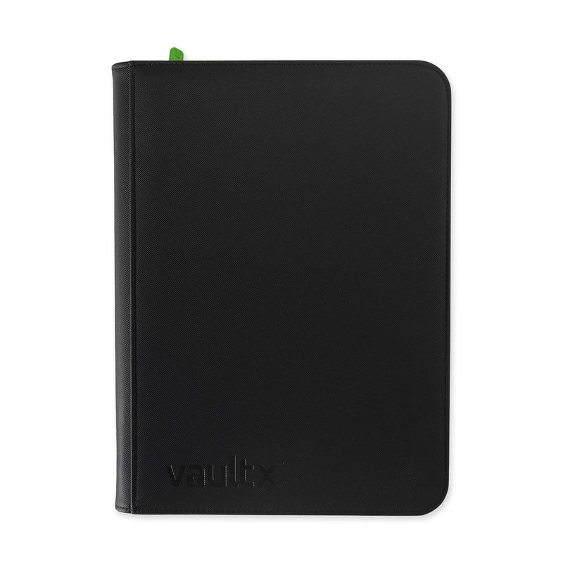 Vault X 9-Pocket Exo-Tec® Zip Binder signature black