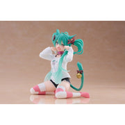 Vocaloid Desktop Cute Hatsune Miku (Nekomimi T-Shirt Ver.) Figure image 3