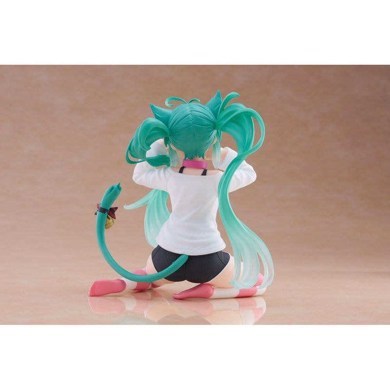 Vocaloid Desktop Cute Hatsune Miku (Nekomimi T-Shirt Ver.) Figure image 4