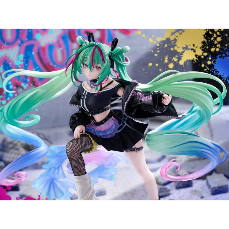 Vocaloid FiGURiZMa Hatsune Miku (Punk!) Figure image 2
