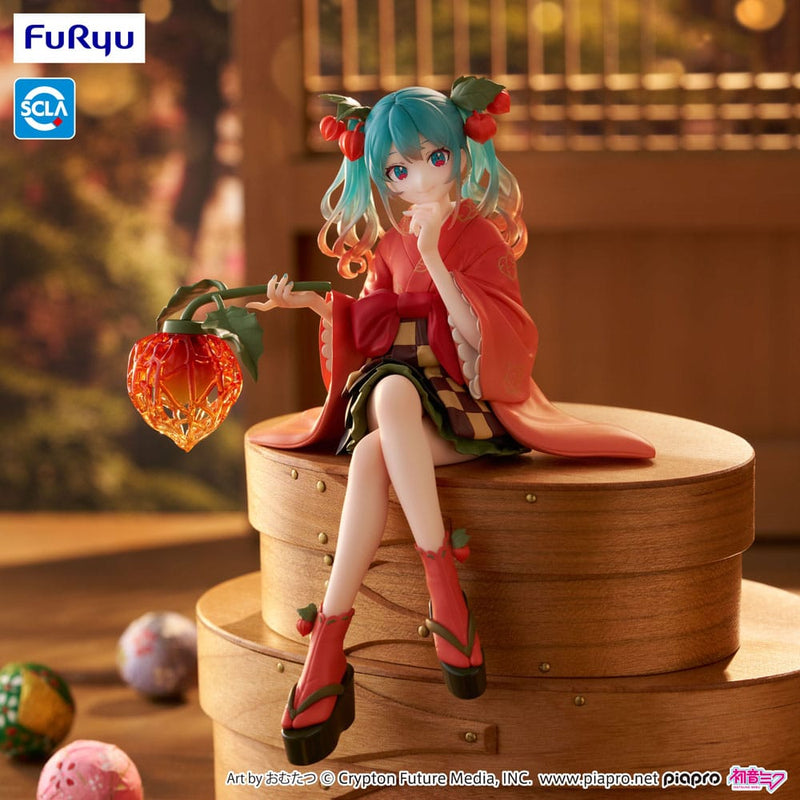 Vocaloid Hatsune Miku (Flower Fairy Winter Cherry) Noodle Stopper Figure image 1