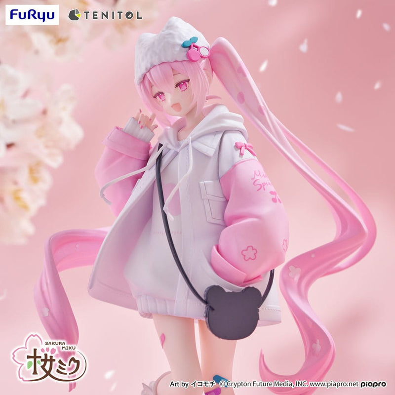 Vocaloid Tenitol Petit Sakura Miku (Cool Style) Figure image 2