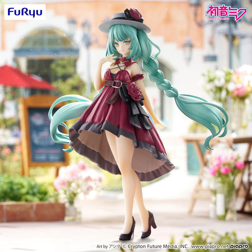 Vocaloid Trio-Try-iT Hatsune Miku (Outing Dress Red Color Ver.) Figure image 1