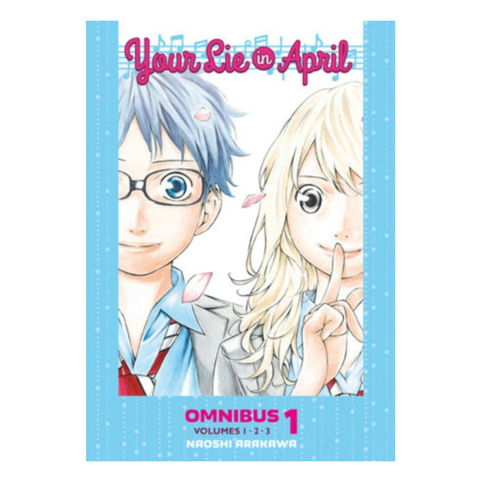 Your Lie in April Omnibus Volume 01 Manga Book