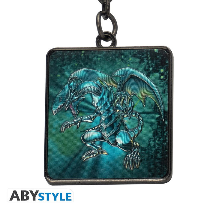 Yu-Gi-Oh! Blue-Eyes White Dragon Metal Keyring image 1
