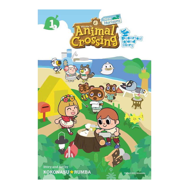 Animal Crossing New Horizons Volume 1 Manga Book Front Cover