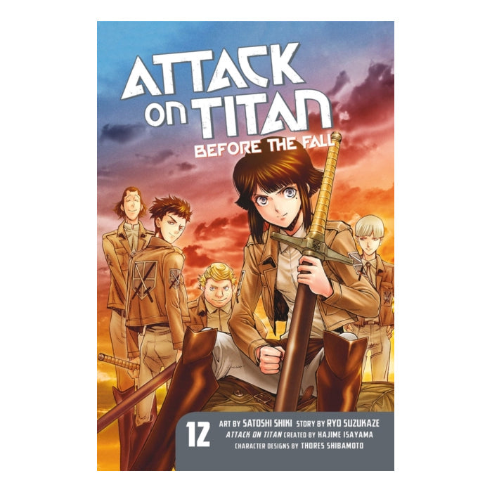 Attack On Titan Before The Fall Volume 12 Manga Book Front Cover