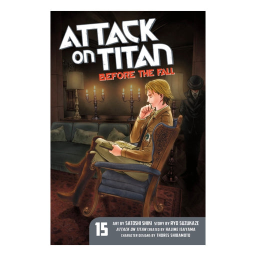Attack On Titan Before The Fall Volume 15 Manga Book Front Cover