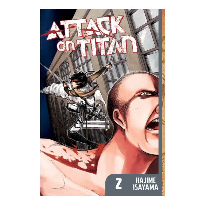 Attack On Titan Volume 02 Manga Book Front Cover