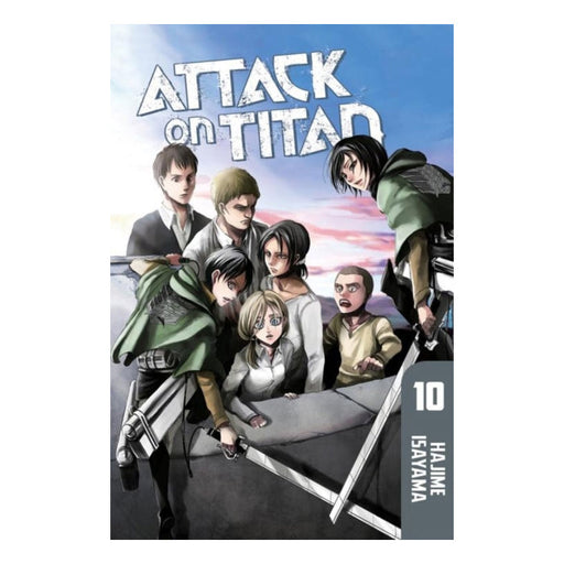 Attack On Titan Volume 10 Manga Book Front Cover