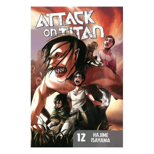 Attack On Titan Volume 12 Manga Book Front Cover