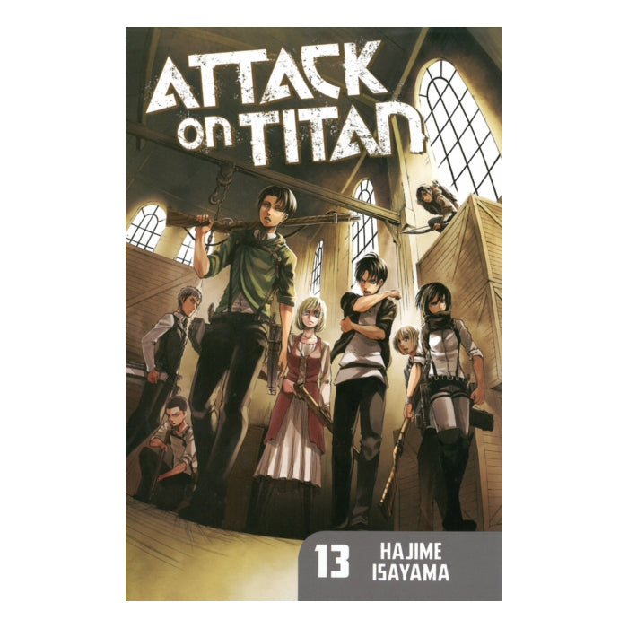 Attack On Titan Volume 13 Manga Book Front Cover