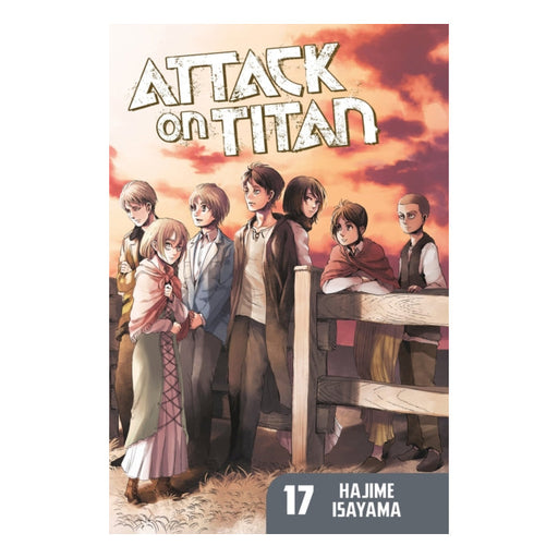 Attack On Titan Volume 17 Manga Book Front Cover