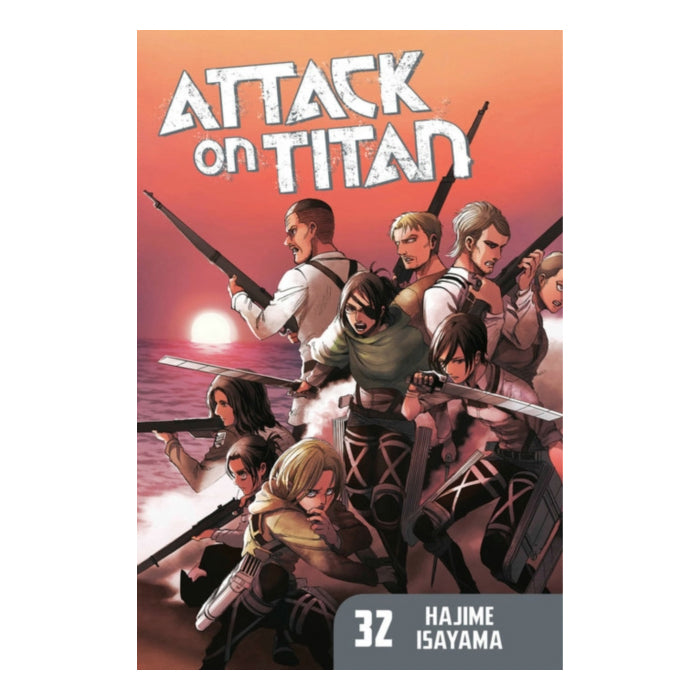 Attack On Titan Volume 32 Manga Book Front Cover