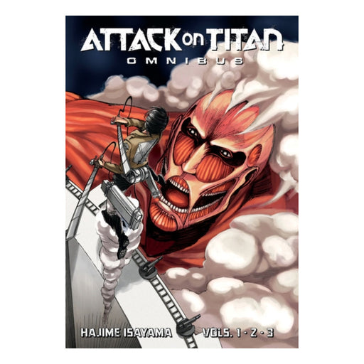 Attack on Titan Omnibus 01 (Volumes 1-3) Manga Book Front Cover