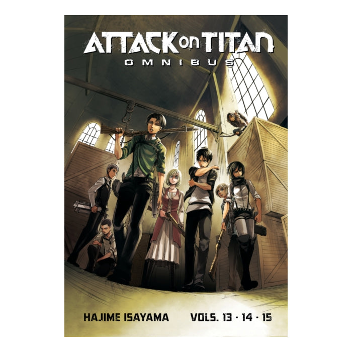 Attack on Titan Omnibus 05 (Volumes 13-15) Manga Book Front Cover