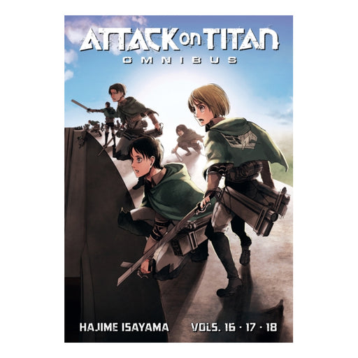 Attack on Titan Omnibus 06 (Volumes 16-18) Manga Book Front Cover