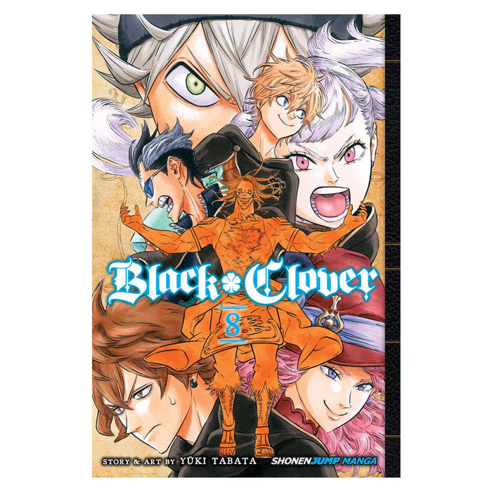 Black Clover Volume 08 Manga Book Front Cover