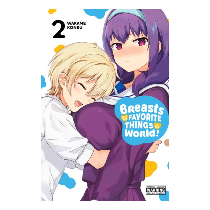 Breasts Are My Favorite Things in the World! Volume 02 Manga Book Front Cover