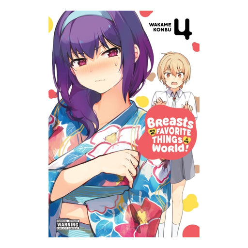 Breasts Are My Favorite Things in the World! Volume 04 Manga Book Front Cover