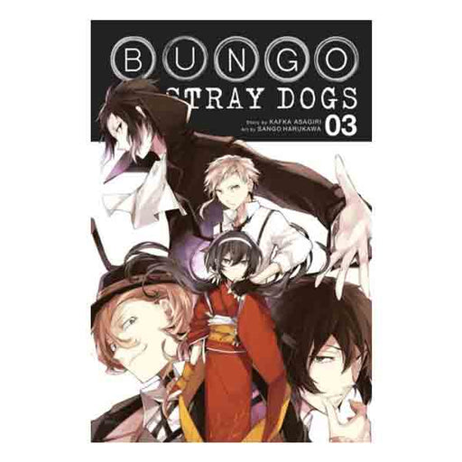 Bungo Stray Dogs Volume 03 Manga Book Front Cover