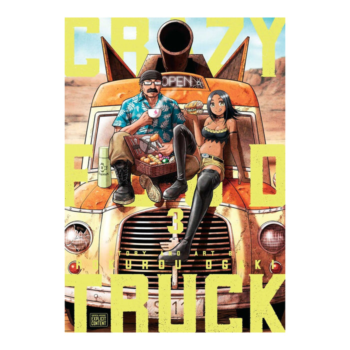 Crazy Food Truck Volume 03 Manga Book Front Cover