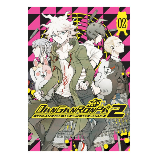 Danganronpa 2 Ultimate Luck And Hope And Despair Volume 02 Manga Book Front Cover
