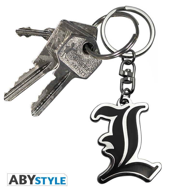 Death Note L Symbol Keyring Image 3