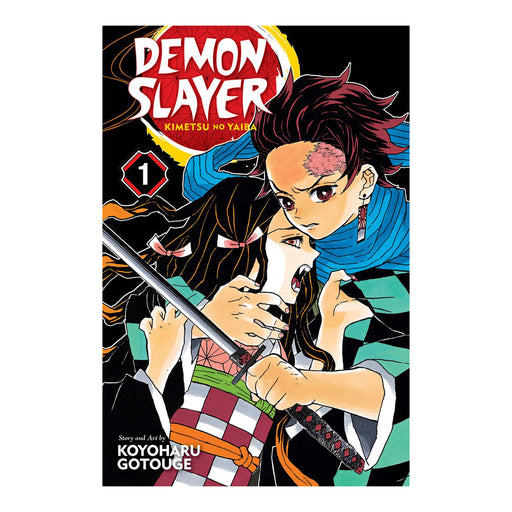 Demon Slayer Kimetsu No Yaiba Volume 01 Manga Book Front Cover