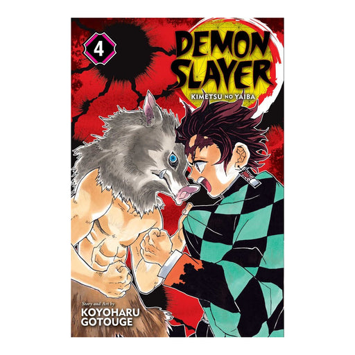 Demon Slayer Kimetsu No Yaiba Volume 04 Manga Book Front Cover
