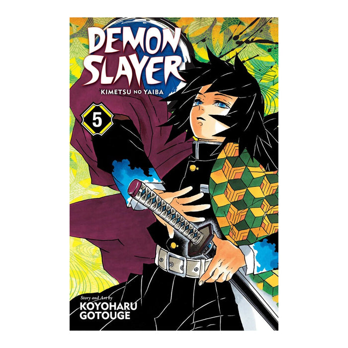 Demon Slayer Kimetsu No Yaiba Volume 05 Manga Book Front Cover