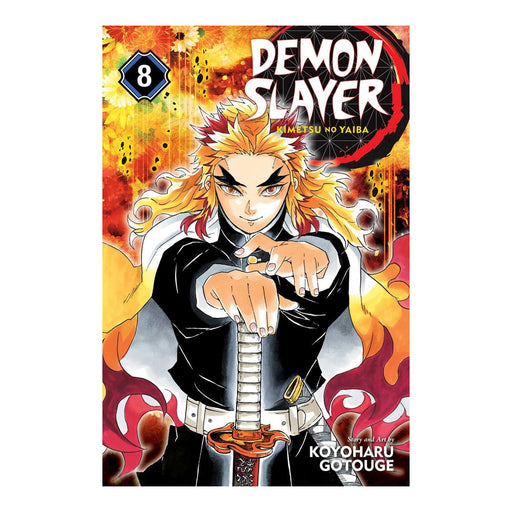 Demon Slayer Kimetsu No Yaiba Volume 08 Manga Book Front Cover
