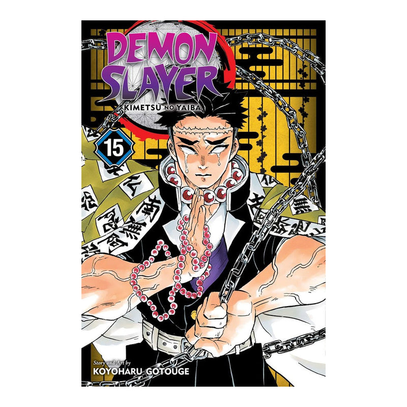 Demon Slayer Kimetsu No Yaiba Volume 15 Manga Book Front Cover