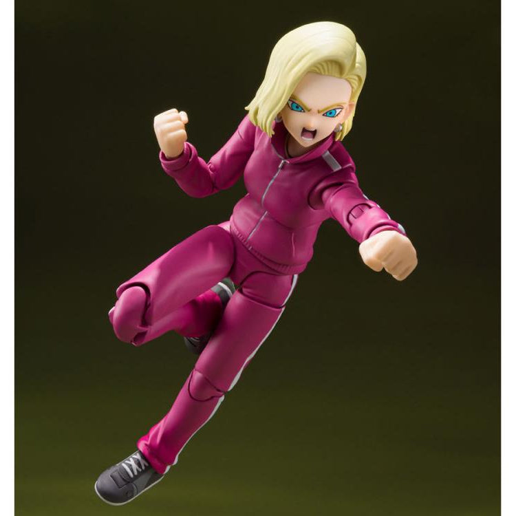 Dragon Ball Super S.H.Figuarts Android 18 (Universe Survival Saga) Exclusive Figure 3