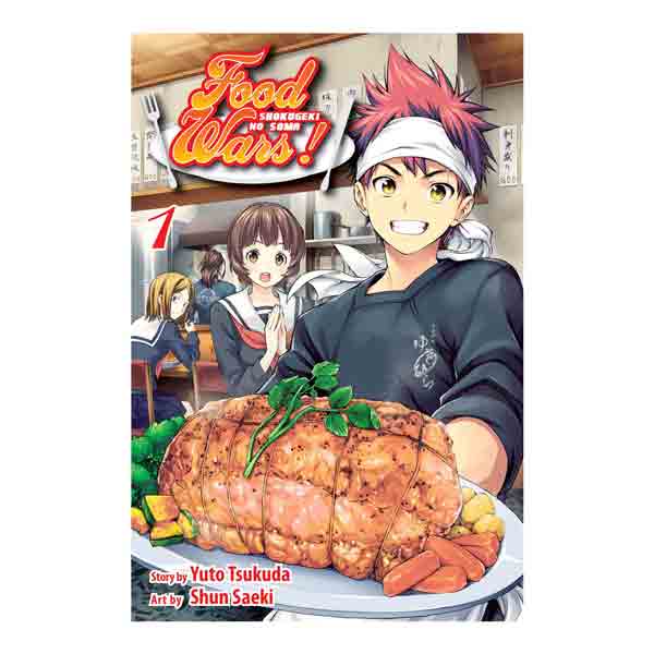 Food Wars! Shokugeki no Soma Volume 01 Manga Book Front Cover