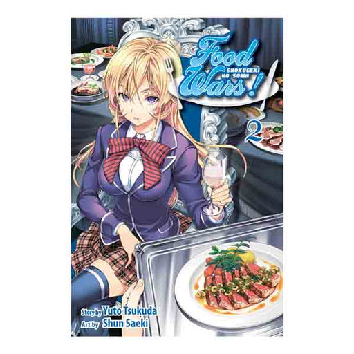 Food Wars! Shokugeki no Soma Volume 02 Manga Book Front Cover