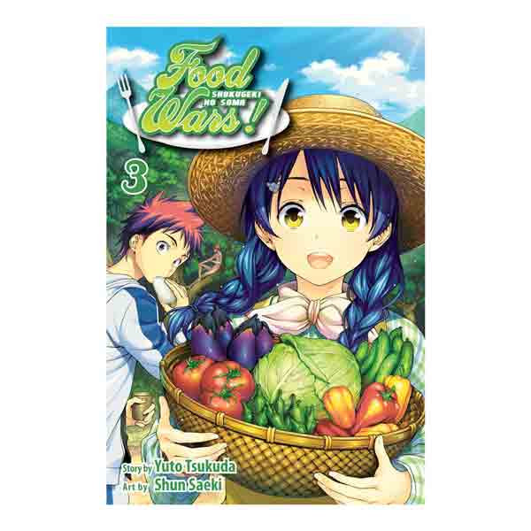 Food Wars! Shokugeki no Soma Volume 03 Manga Book Front Cover