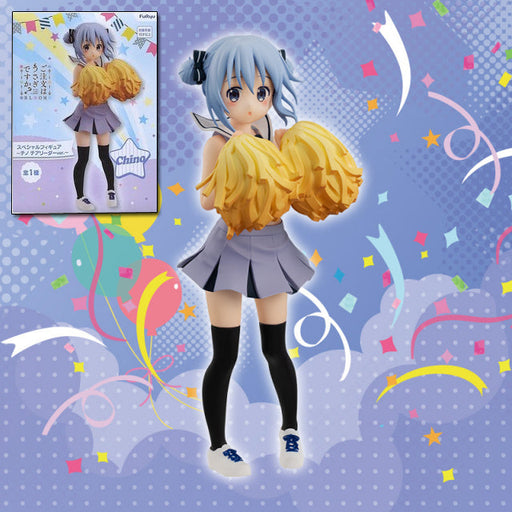 Is the Order a Rabbit? - Chino Figure (Cheerleader ver.) FuRyu Anime Statues & Figures