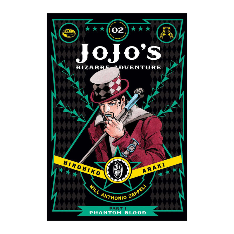 JoJo's Bizarre Adventure Part 1 Phantom Blood Volume 2 Manga Book Front Cover