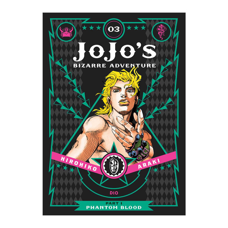JoJo's Bizarre Adventure Part 1 Phantom Blood Volume 3 Manga Book Front Cover