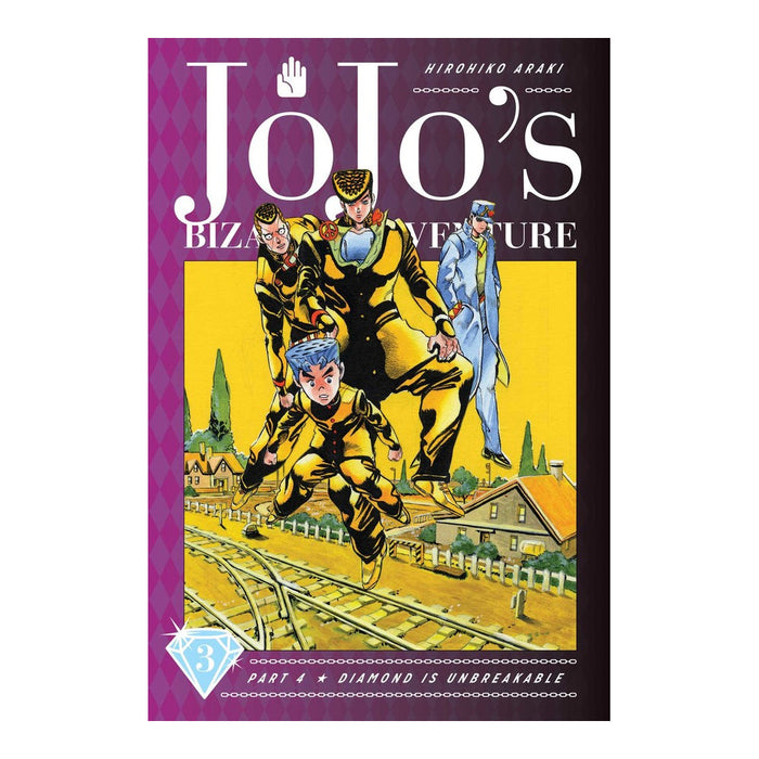 JoJo's Bizarre Adventure Part 4 Diamond Is Unbreakable Vol. 3 Manga Book Front Cover