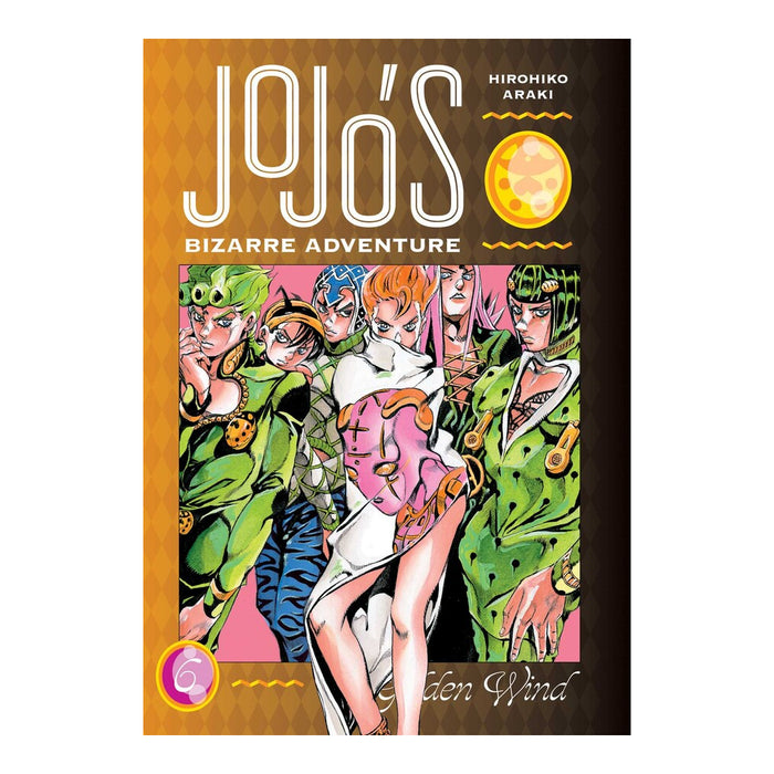 JoJo's Bizarre Adventure Part 5 Golden Wind Vol. 6 Manga Book Front Cover